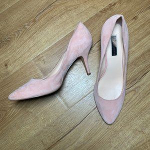 INC Zita Women Pointed Toe Suede Heels